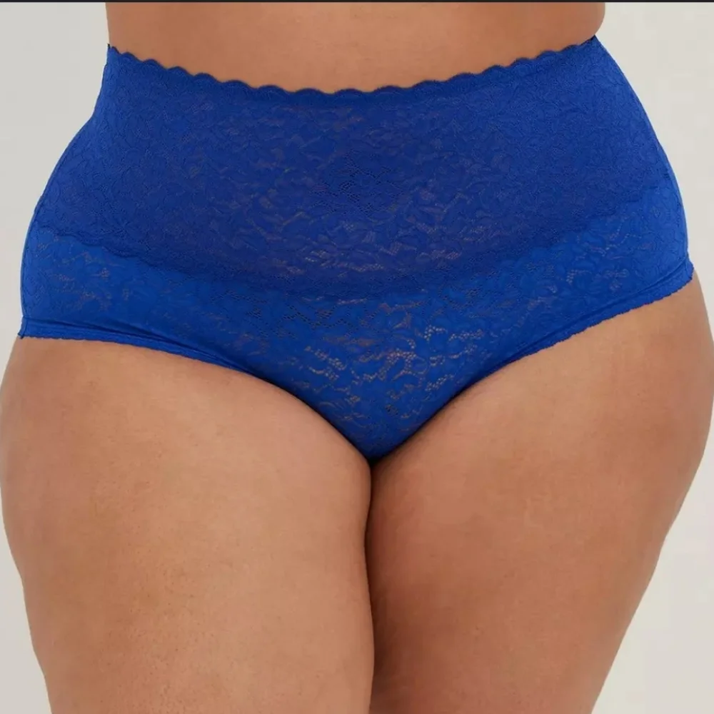 TORRID 4-Way Stretch Lace High-Rise Brief Panty - Picture 3 of 4